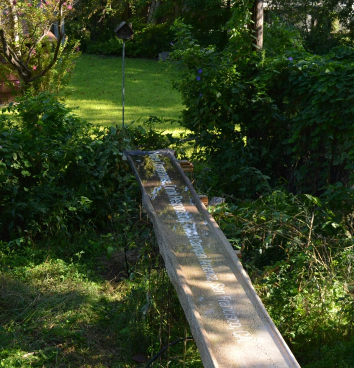 Drink Responsibly elevated water trough system